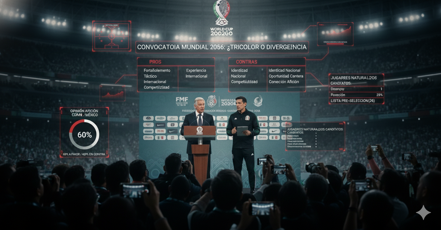 ¿Traición o estrategia? El dilema de los jugadores naturalizados en la lista final de 26.
