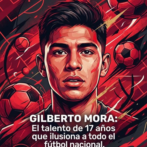 Gilberto Mora: El talento de 17 años que ilusiona a todo el fútbol nacional.