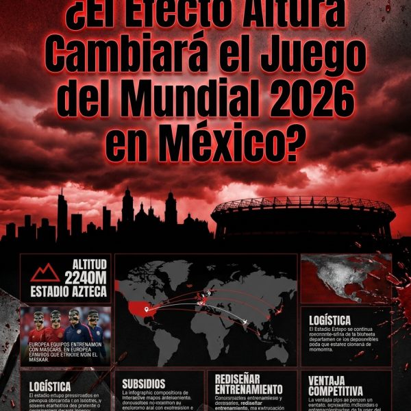 El “Efecto Altura”: ¿Cómo afectará la CDMX a las selecciones europeas en 2026?