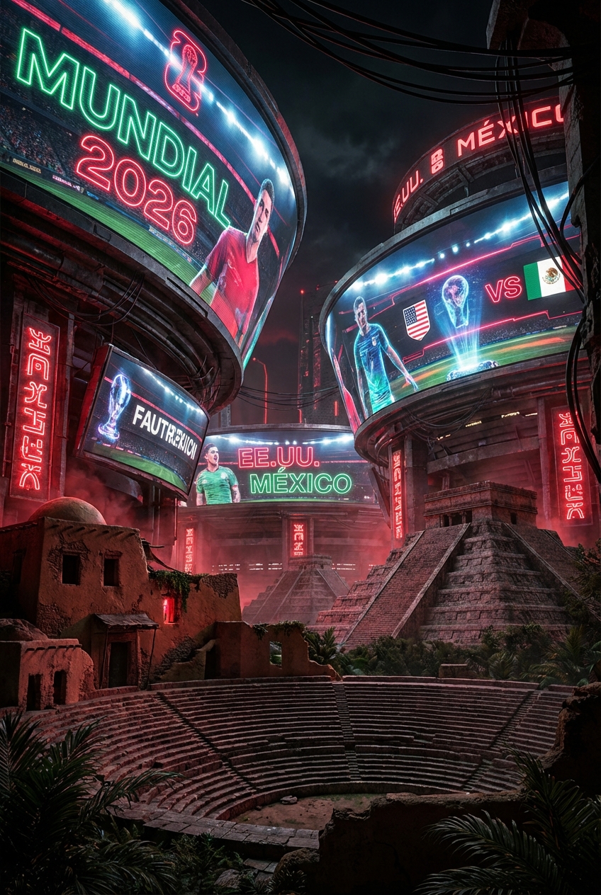 Sedes USA vs México: Comparativa tecnológica: ¿Pantallas gigantes o atmósfera histórica?