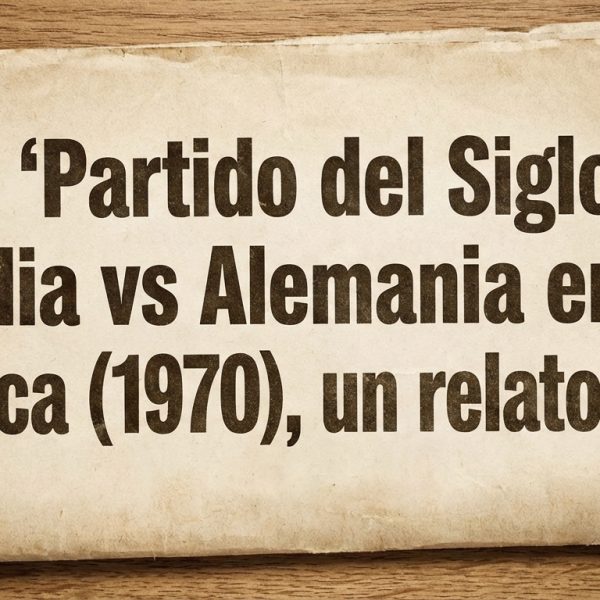 El “Partido del Siglo”: Italia vs Alemania en el Azteca (1970), un relato épico.